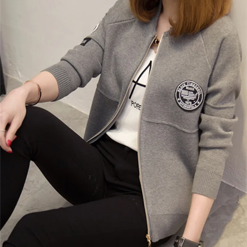 Женский осенне зимний трикотажный свитер женская новая Корейская версия