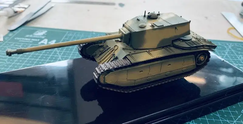 Французский тяжелый танк с подвижной револьверной готовой моделью 1/72 г. 5 м Hobby| |