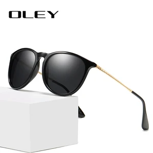 OLEY Новая женская конструкция очков дизайн дужек солнцезащитные очки Брендовые поляризованные мужские из нержавеющей стали материал Gafas De Sol