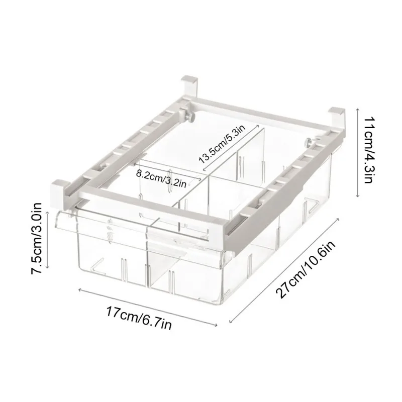 

100% brand new and high quality Transparent Drawer Style Refrigerator Fridge Clear Plastic BPA Free Food Stor household products