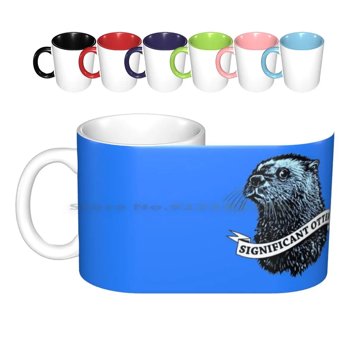 

Significant Otter Ceramic Mugs Coffee Cups Milk Tea Mug Significant Otter Otter Otter Otter Significant Otter Coffee Otter