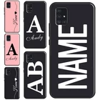 Чехол с инициалами имени для Samsung A32, A52, A12, A42, A72, A02, A10, A20, S, A40, A50, A70, A11, A31, A51, A71, A21S, A20e