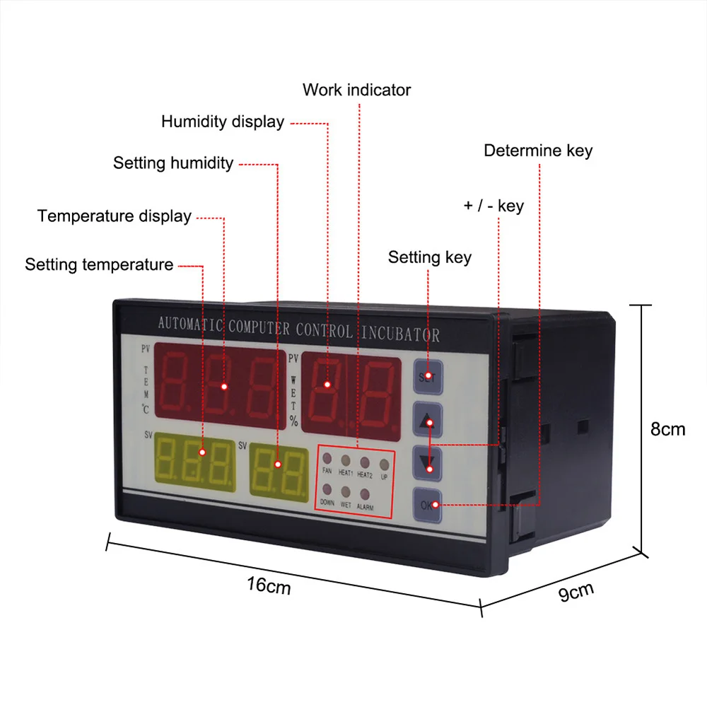 

XM-18 Incubator Controller Thermostat Full Automatic And Multifunction Egg Incubator Control System For Sale RU House
