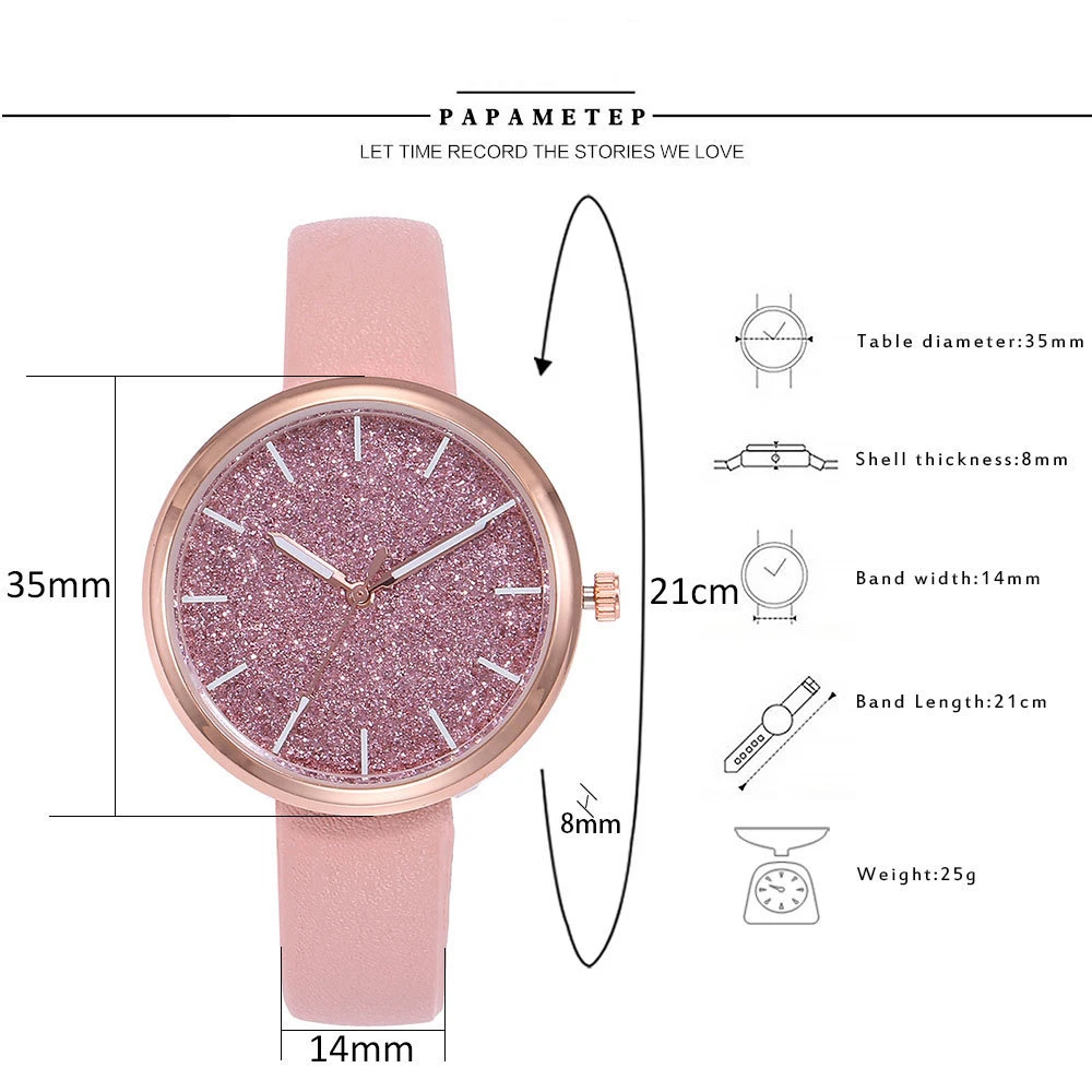 Новое поступление простые модные женские часы сверкающие Montre Femme Horloge Zegarek Damski |