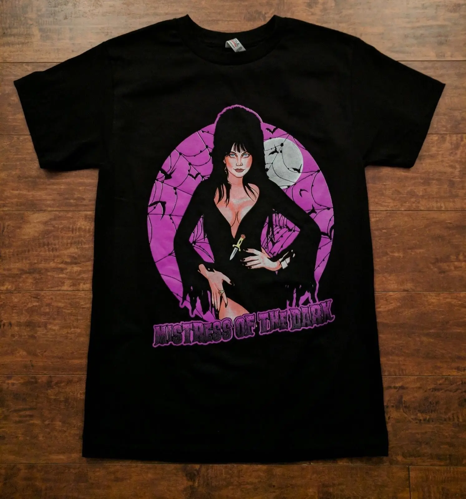 Новая футболка ELVIRA MISTRESS OF THE DARK HORROR с рукавом летняя мужская Топы Одежда|Мужские