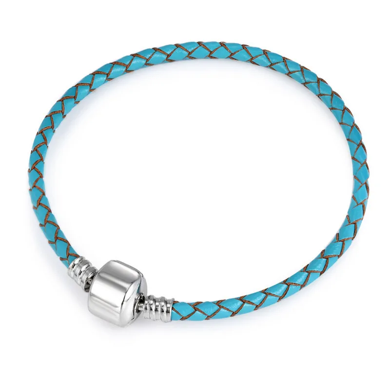 Новые модные кожаные браслеты подходят для браслетов Pandora изготовления