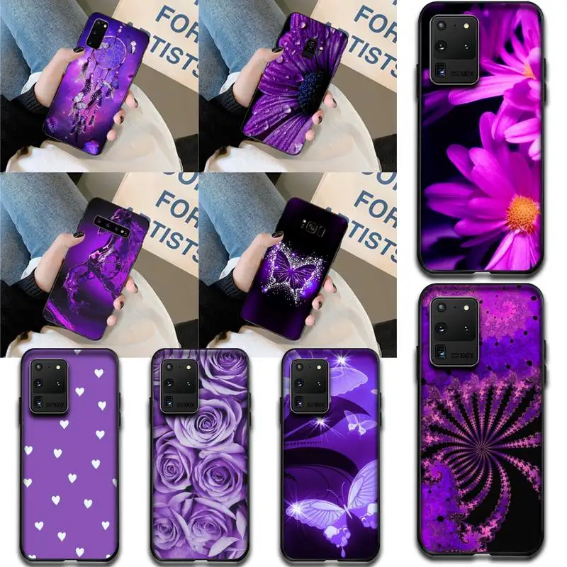 Высококачественный чехол CUTEWANAN infinity on purple для телефона Samsung S20 plus Ultra S6 S7 edge S8 S9 S10 5G |
