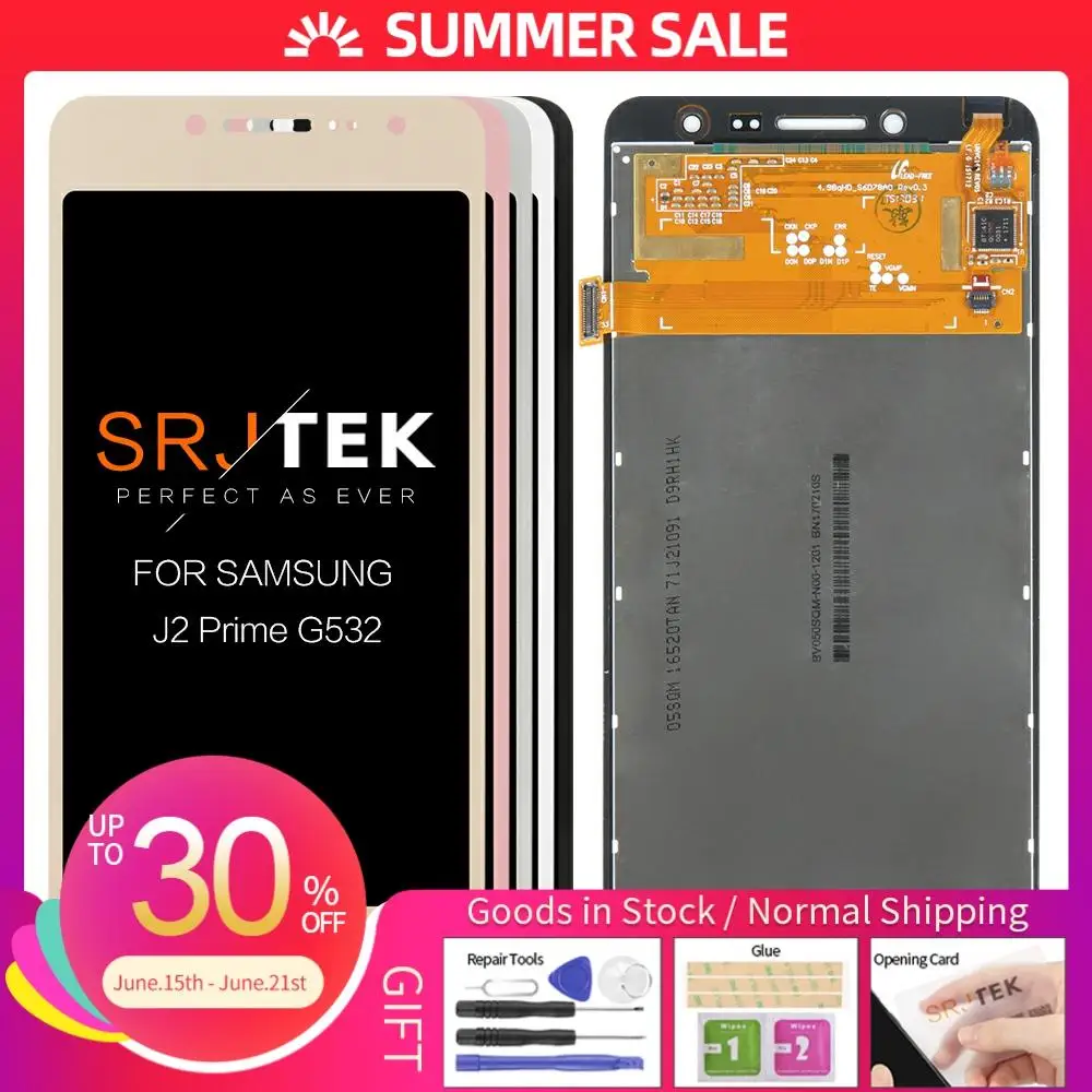 For Samsung Galaxy J2 Prime LCD Display Touch Screen Digitizer Assembly for G532 G532F G532M Parts | Мобильные телефоны и