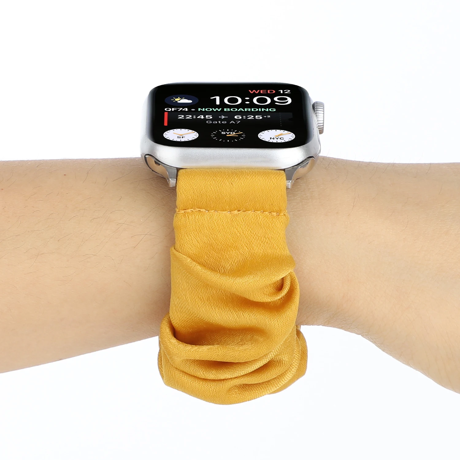 

Women Girls Velvet Scrunchies Hair Elastic Ties Ponytail Holder Scrunchie Watch Band for iWatch Series 1/2/3/4/5/6/se accories
