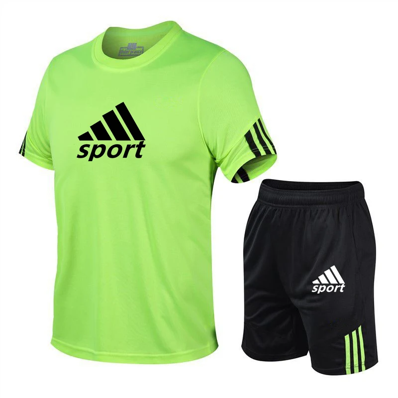 Новинка 2021 спортивный костюм Мужская одежда для бега тренажерного зала