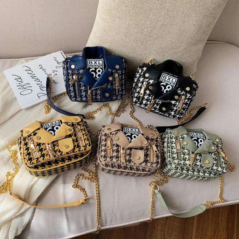 Индивидуальная шерстяная куртка сумки кошелек с клапаном на цепочке 2020 новая