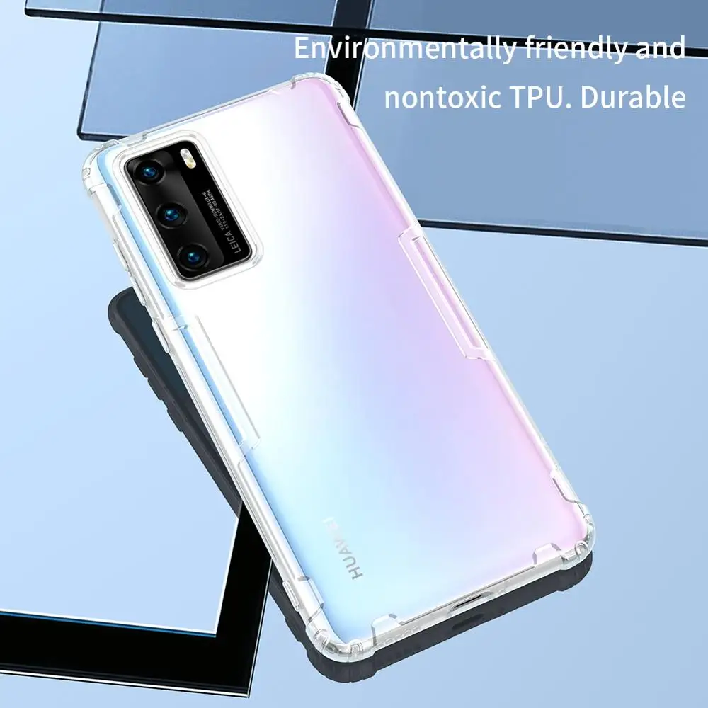 Чехол Nillkin для Huawei P40 P30 P20 Pro Мягкий ТПУ Ультратонкий чехол 0 6 мм телефона Lite