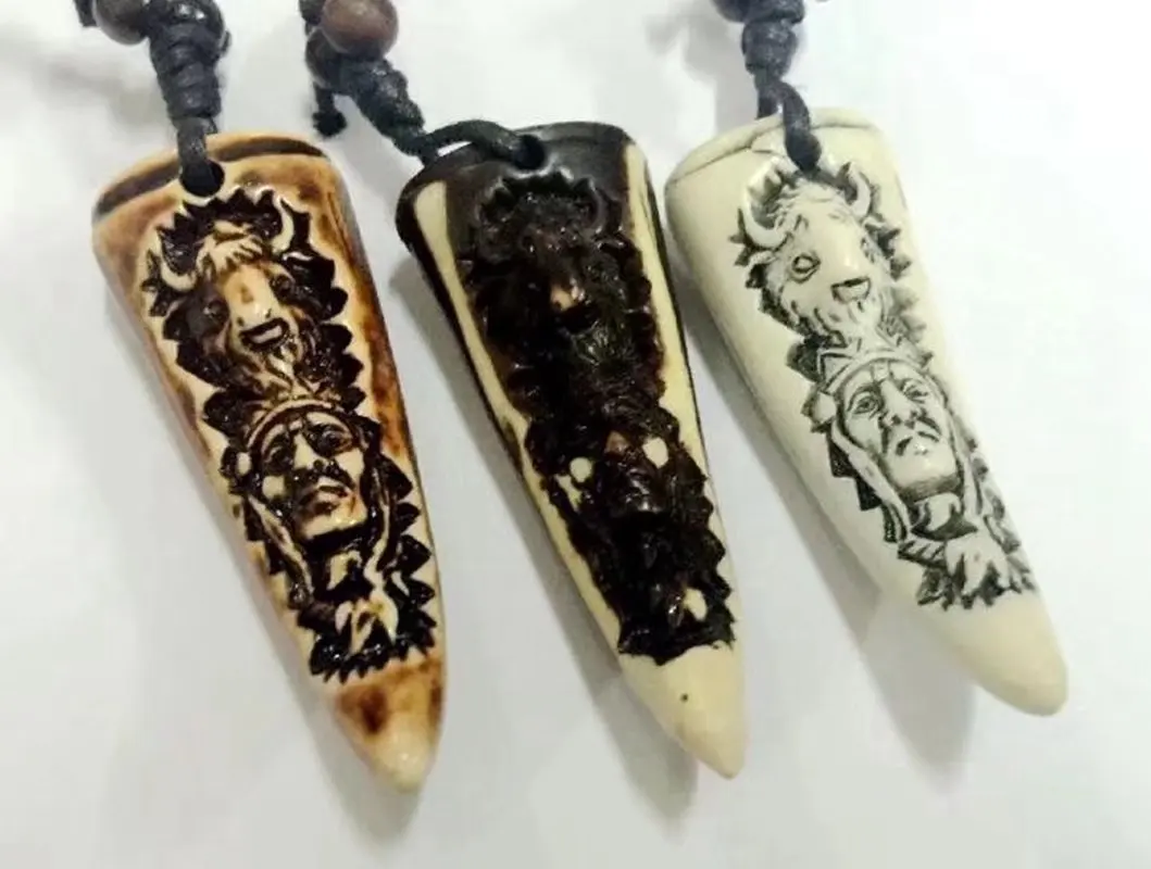 

Подвеска из искусственной ткани яка, 12 шт., подвеска из искусственной смолы, подвеска для зубов, воск, хлопковый шнур