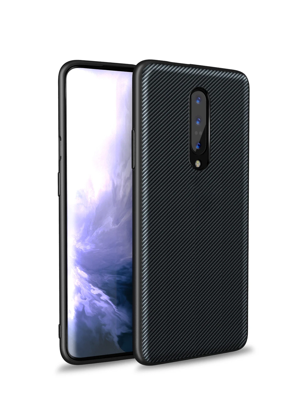 Для ONEPLUS 7 Pro Чехол, предотвращает появление отпечатков пальцев, микрофибра, углеродное волокно, кожа, силиконовый мягкий чехол для ONEPLUS 6T 6 5T 5 7 Pro