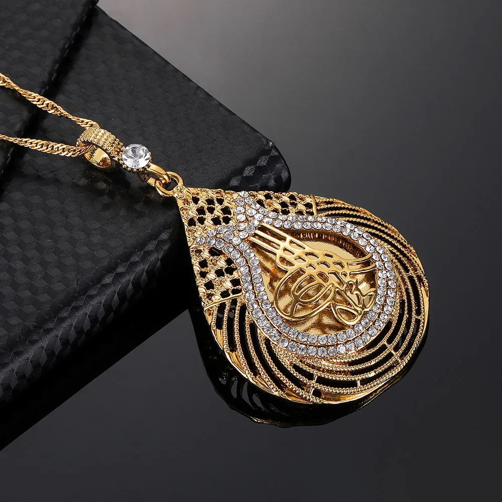 Мусульманское ожерелье с кристаллами новое монетами в турецком и мусульманском