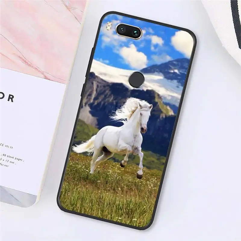 

pattern Horse animal Phone Case For Xiaomi Redmi note 7 8 9 t max3 s 10 pro lite