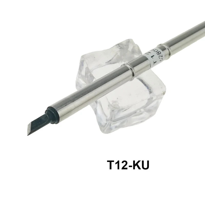 KU Высококачественный T12-K BC2 ILS JL02 KU паяльный наконечник для 951 952 использования для паяльной станции HAKKO T12 7s инструменты для сварки расплава олова - Цвет: KU