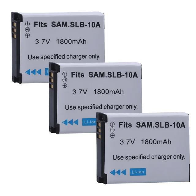 SLB-10A SLB10A SLB 10A Аккумулятор для камеры Samsung EX2F WB150F WB250F WB350F WB750 WB800F WB500 WB550 HZ10 - купить по