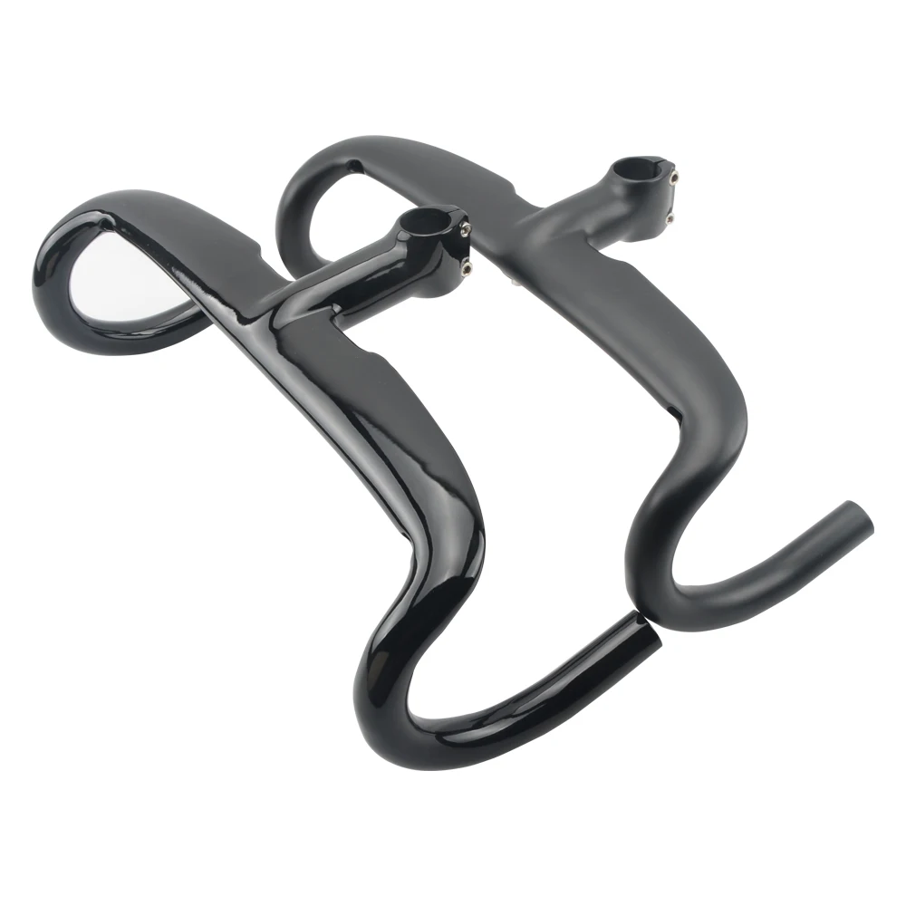 Продажа Wacako, полностью углеродное волокно, шоссе, велосипед Thighed, дорожный руль, внутренняя прокладка 28,6*380/400/420/440 мм, дорожный руль, велосипедные зап...