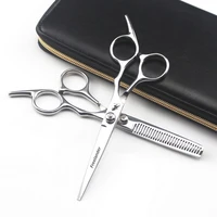 6 0 hairdressing barber professional cutting scissors hair shears freelander japan 440c salon hair thinning scissors makas
