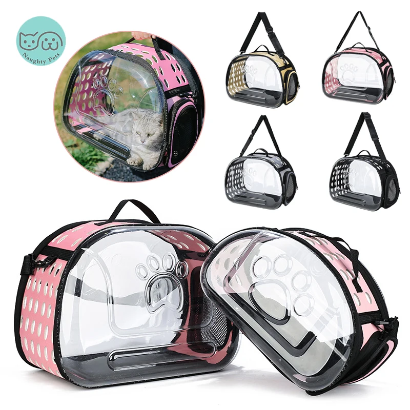 

Pet Cat Carrier Bags Portable Breathable Shoulder Bag Handbag For Puppy Small Dogs Cats Travel Outdoor Carrier Pouch Cage