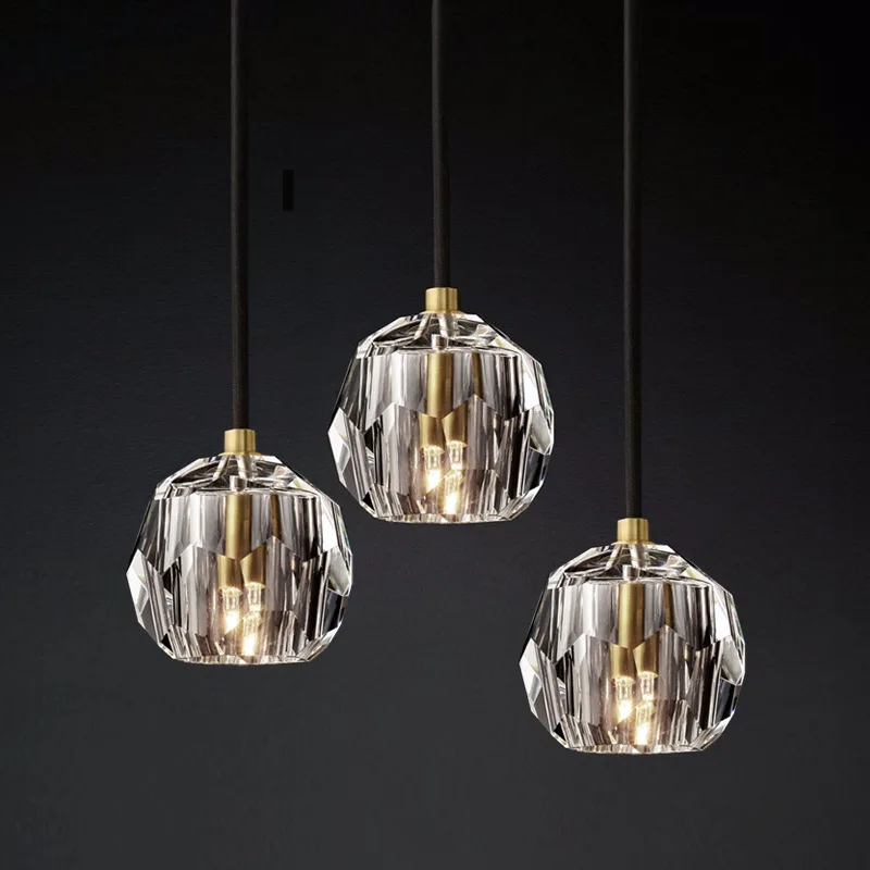 

nordic led glass ball led iron e27 pendant light pendant lights chandelier hanging lights retro lamp led wall moon lamp bedroom