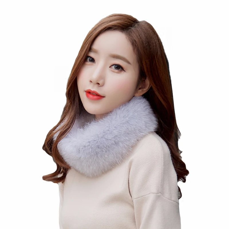 2020 зимние шарфы из лисьего меха новый европейский стиль женские натурального с