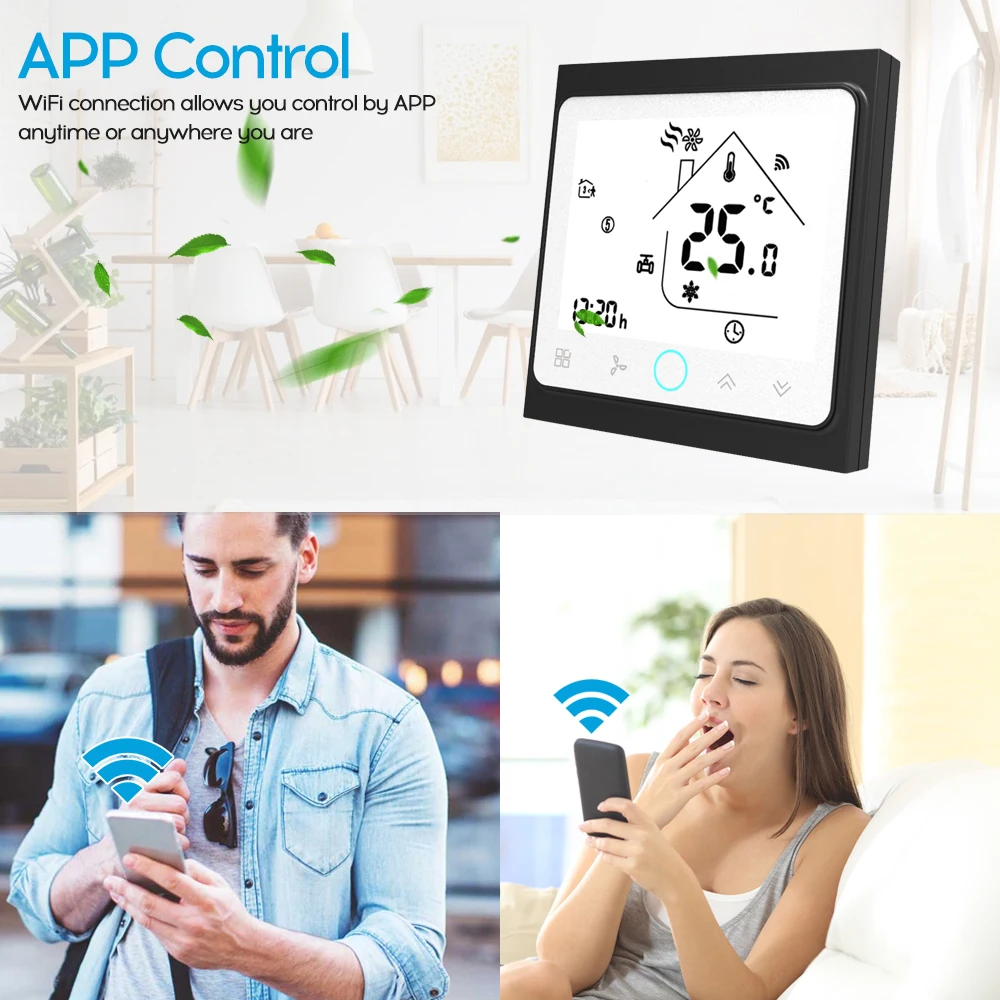Умный термостат с Wi Fi и голосовым управлением умный комнатный ЖК дисплеем