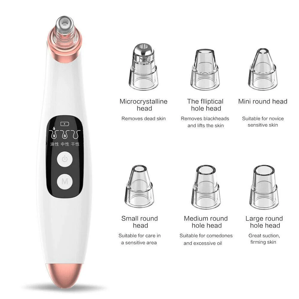 Устройство для удаления черных пор с электрическим вакуумным всасыванием лица и