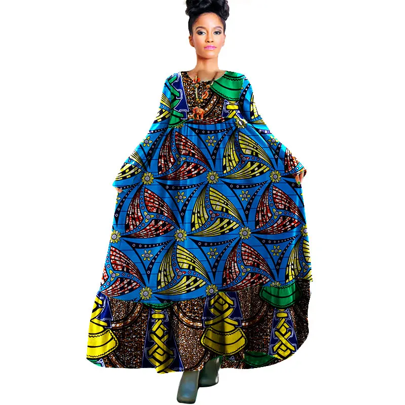 Brw в африканском стиле Одежда традиционная базенская Riche осеннее платье Boho style Robe Femme Макси платье женские Платья Туника Платья WY931