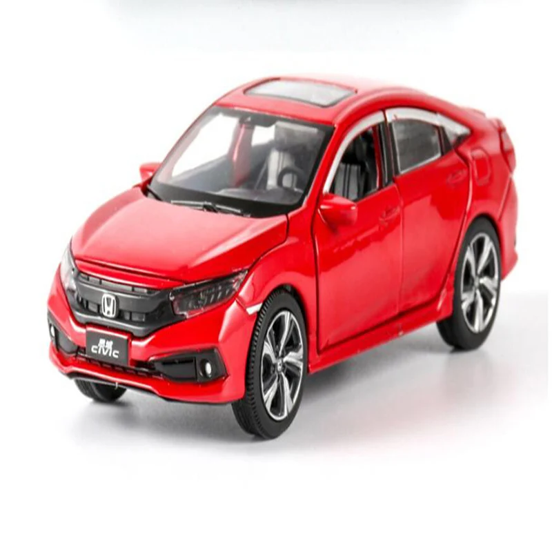 Автомобиль Honda Civic 1:32 игрушечный автомобиль из цинкового сплава металлический