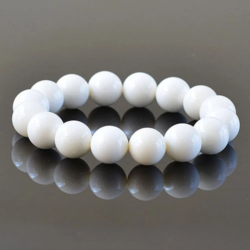 Женские и мужские браслеты с бусинами MOROW модные белые ручной работы из