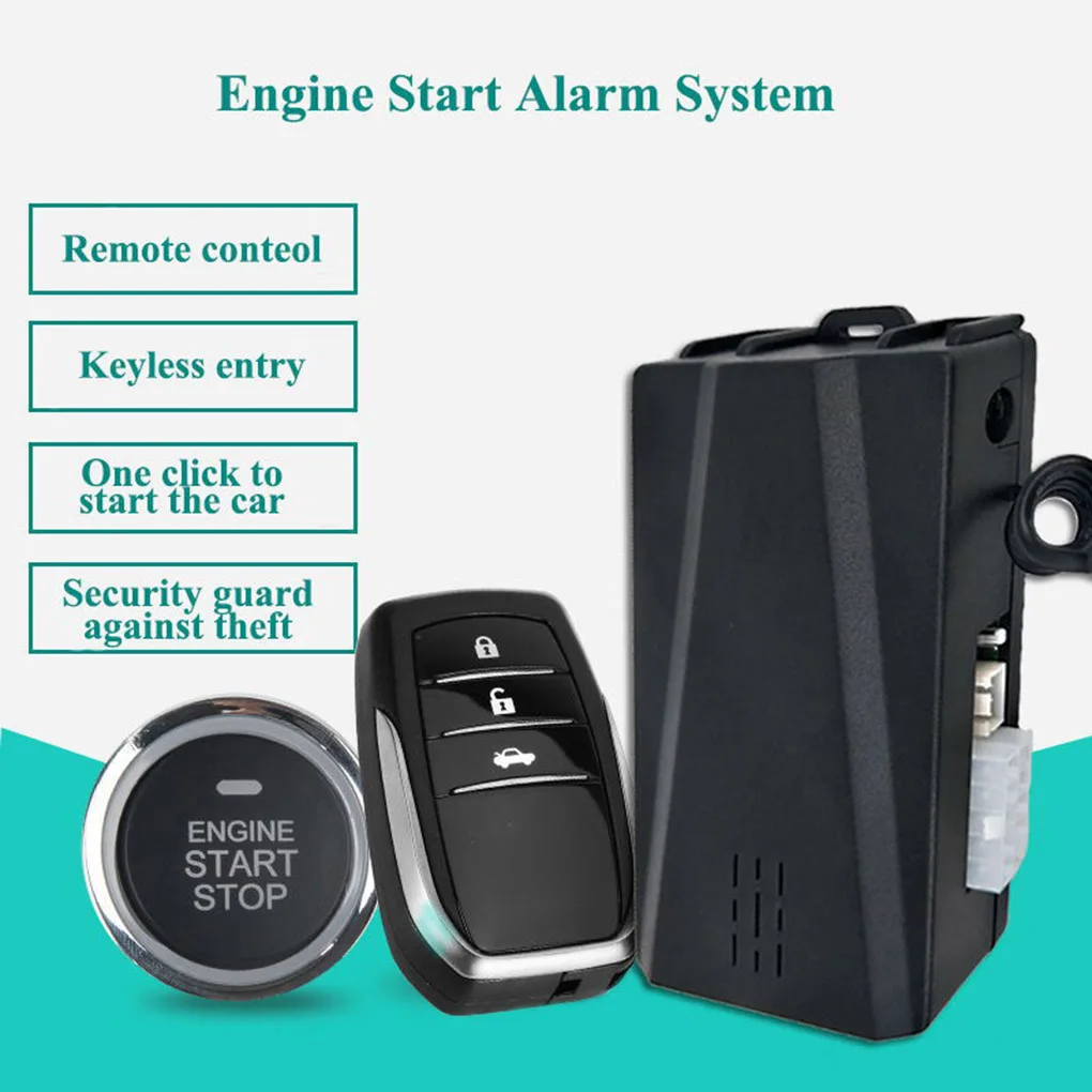 PKE Engine Start Alarm System Car Push Button Stop RFID Lock Keyless Entry Immobilizer | Автомобили и мотоциклы