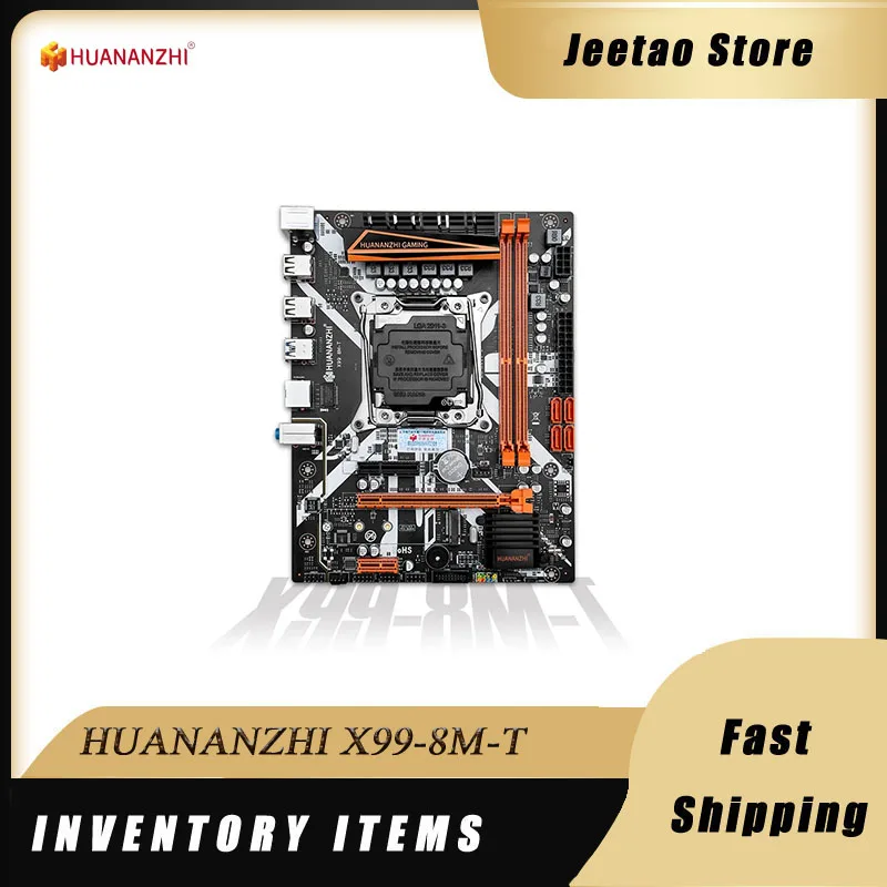 

HUANANZHI X99-8M-T X99 Motherboard Supports Intel XEON E5 X99 LGA2011-3 All Series DDR3 RECC NON-ECC Memory NVME USB3.0 SATA