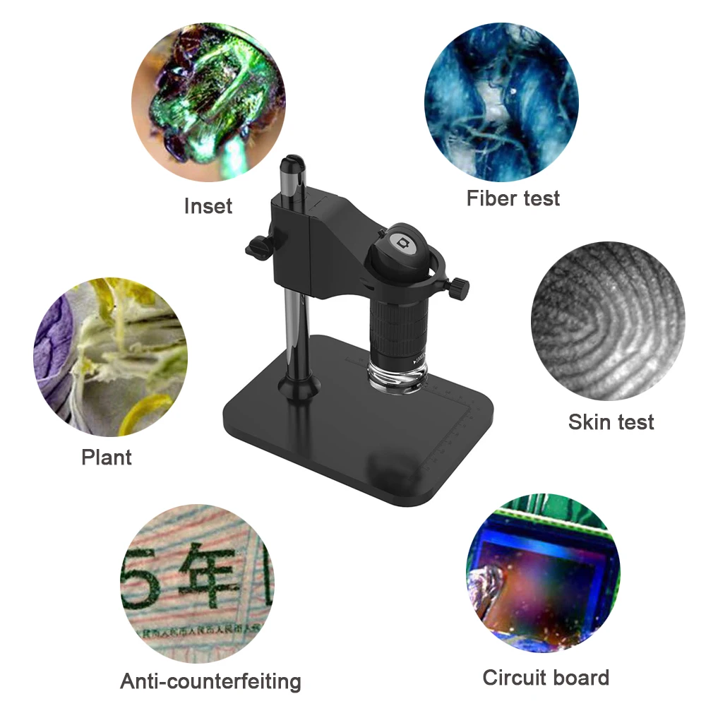 Цифровой микроскоп с USB увеличительная камера для телефона ручной 1000 кратным