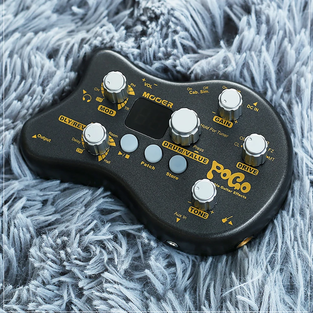 MOOER POGO портативный гитарный Многофункциональный Педальный процессор педаль