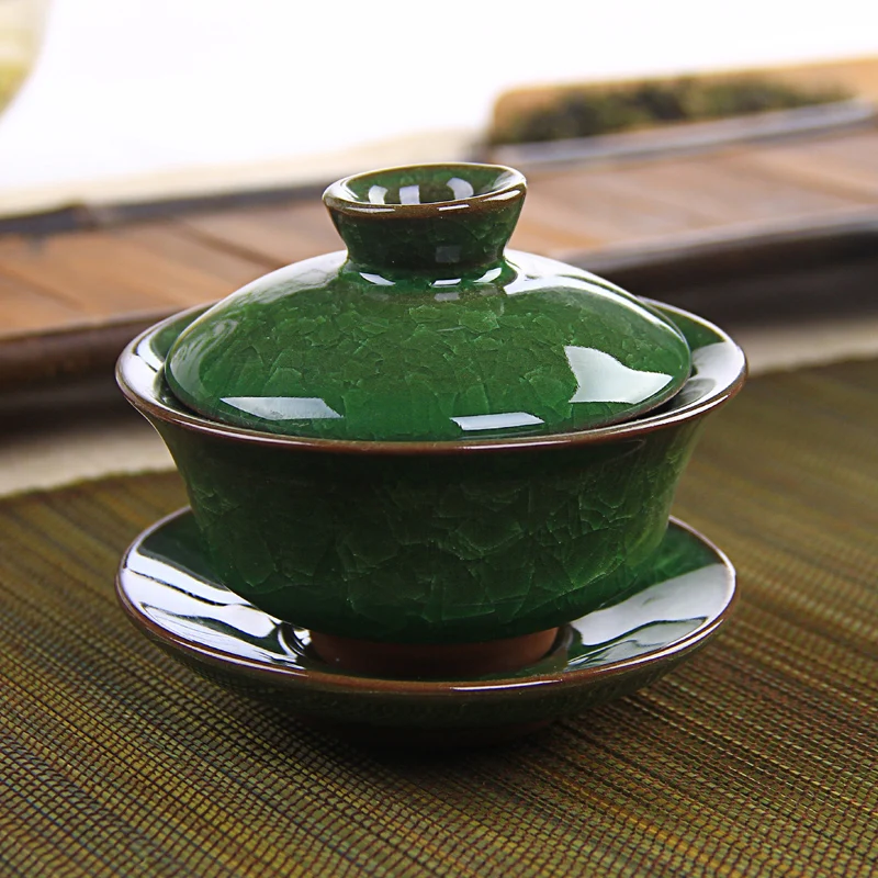 Чайный сервиз Gaiwan фарфоровый керамический чайный со льдом чайные чашки