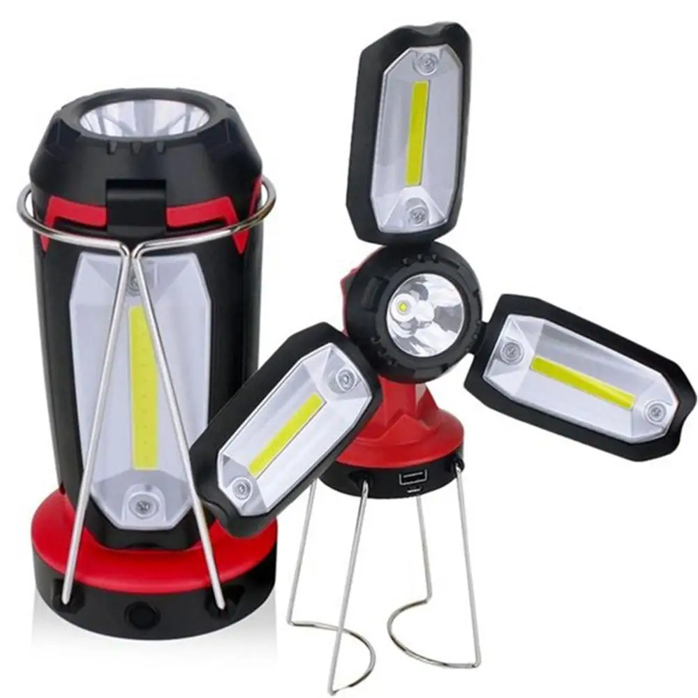 

Multifunctional Flashlight Outdoor Tool COB LED Super Bright Torch Tent Lamp Portable Flood Light Fishing 1200mAh LED Worklight