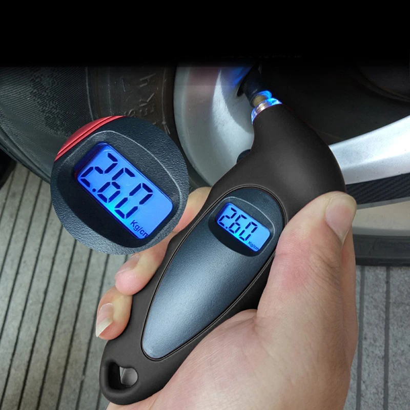 Манометр для шин 0-150 PSI подсветка Высокоточный цифровой контроль давления в шинах