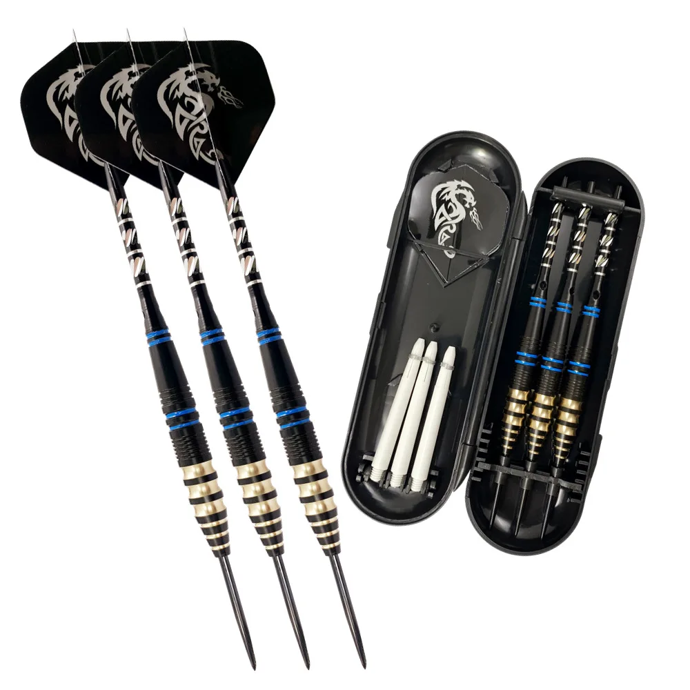 

3pcs/set of steel tip darts professional competition grade tungsten steel needle type hard steel needle dart 23g dart set