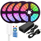 Светодиодная лента WS2811 Dreamcolor SP601E, Bluetooth, музыкальное управление через приложение, RGB IC, светодиодный светильник для комнаты, телевизора, спальни, вечевечерние, кухни, 20 м