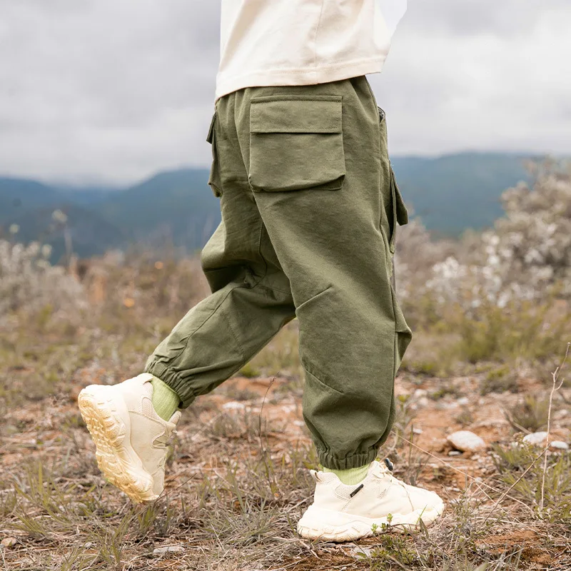 

Autumn style children's clothing boys sweatpants loose overalls trousers boys fashion children's pants baby boy clothes