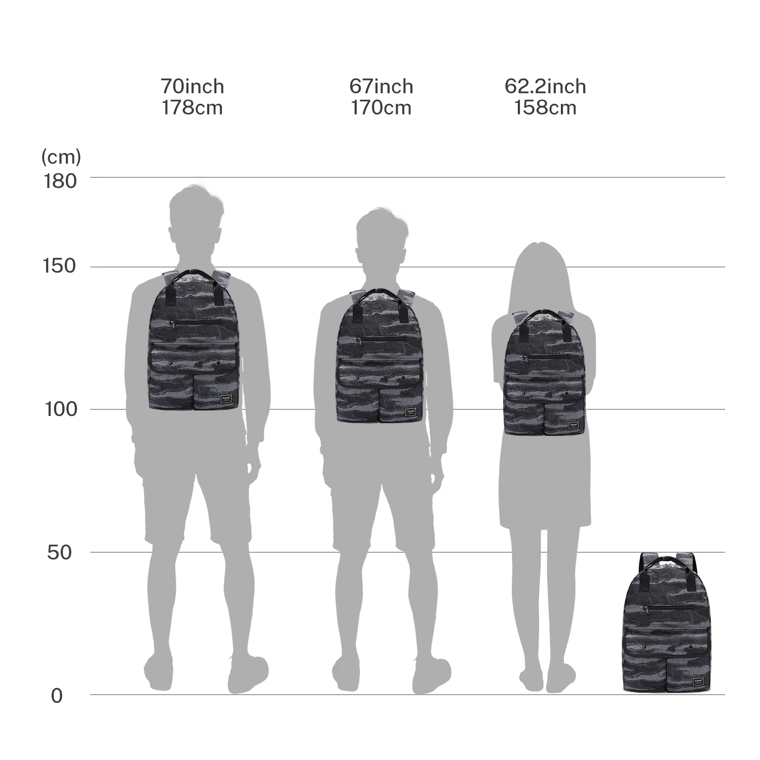 Рюкзак Gonex с принтом 15 6 дюйма цветной рюкзак для книг вместительный модный