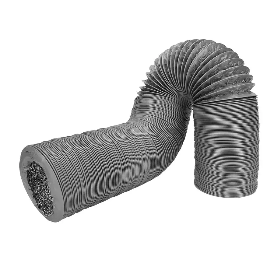 Шланг для отвода 8 м двухслойный гибкий вытяжной шланг из ПВХ алюминиевой фольги