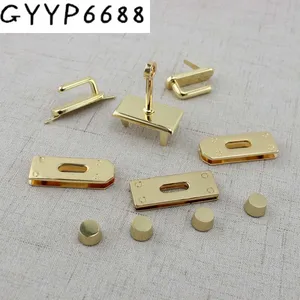 Металлические прямоугольные люверсы, вешалка для сумок, фурнитура, набор замков, фурнитура, женская сумка, кошелек