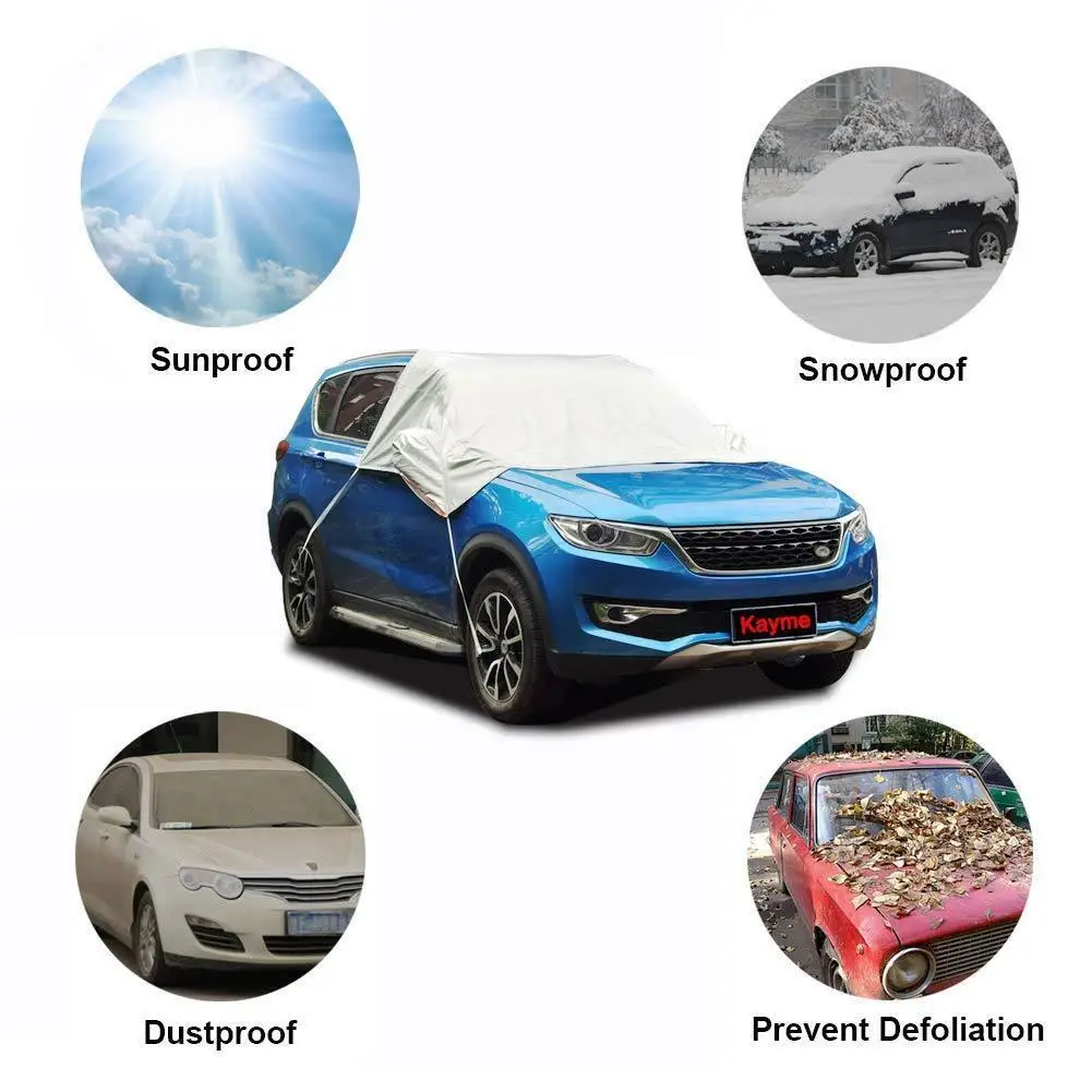 

General-Purpose Winter Snow Gear, Snow And Frost-Proof Car Front Windshield Sunshade, Sun-Proof Car Cover