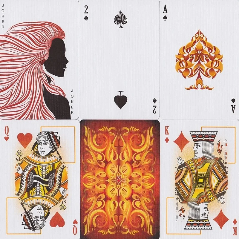 Ellusionist воспламенение Fathom игральные карты велосипед огонь водяная колода покер