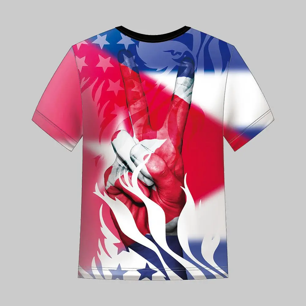 

Funny Cool 3D Flag Print Men T-shirt Short Sleeve O-Neck Slim Top Tees Plus Size Casual T Shirt For Men Summer Fashion Clothing