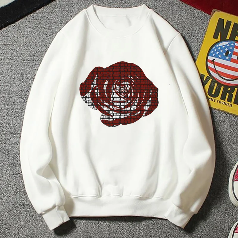 2021 Spring and Autumn Juice Wrld Print Sweatshirt Long Sleeve Round Seater for Women