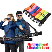 3 8mm ski boots strap winter roller skates snowboard shoulder belt 360%c2%b0 adjustable nylon strap handle fastener protect universal